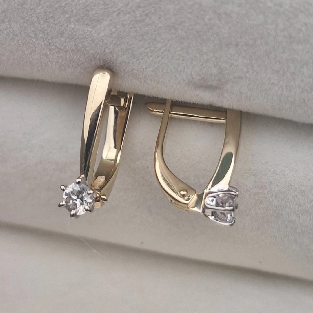 Серьги Deimantas 105562815 2,48гр 0,274ct. купить,NaN