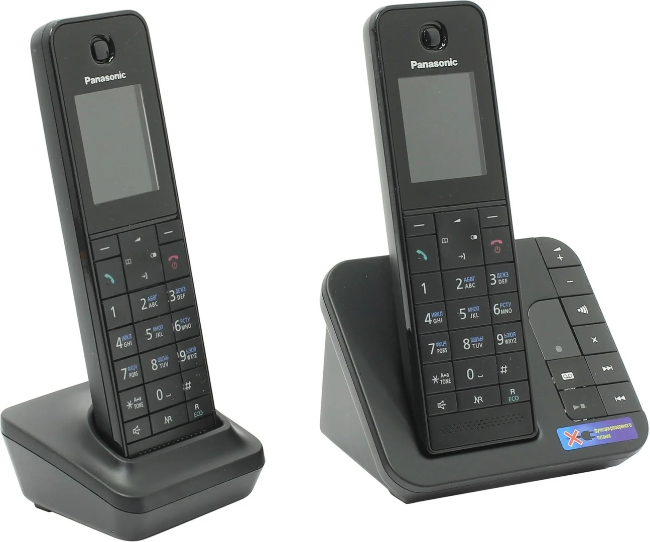 Радиотелефон Panasonic KX-TGH222RUB Black