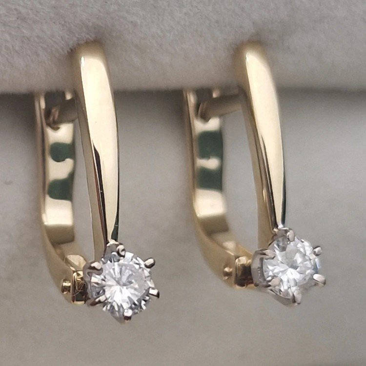 Серьги Deimantas 105562825 2,41гр 0,32ct. купить,NaN