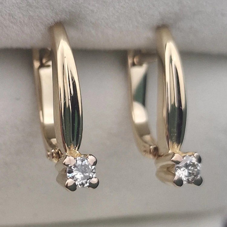 Серьги Deimantas 105562861 2,81гр 0,208ct. купить,NaN