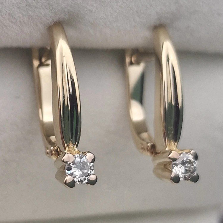 Серьги Deimantas 105562861 2,81гр 0,208ct. купить,NaN