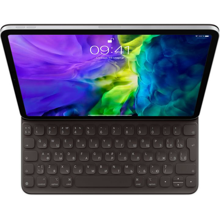 Чехол-клавиатура для Apple IPad Pro 2020 Apple Smart Folio MXNK2RS/A Black купить,NaN