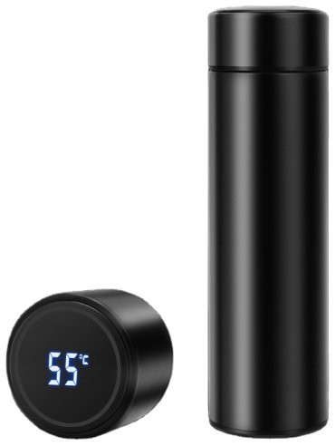 Термобутылка 0.5 л 555 черный