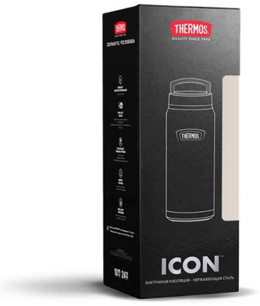 Классический термос THERMOS IS-212 SN 1.2 л бежевый купить,NaN