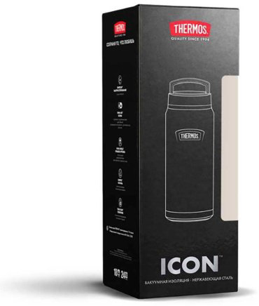 Классический термос THERMOS IS-212 SN 1.2 л бежевый купить,NaN