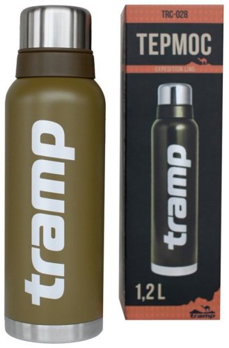 классический термос Tramp 1.2 л TRC-028-OL зеленый купить,NaN