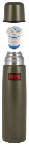 Классический термос THERMOS 1 л FBB-1000AG 1.0L хаки купить,NaN