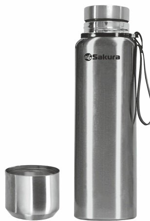 Классический термос Sakura 4627194346439 серебристый 1.5 л купить,NaN
