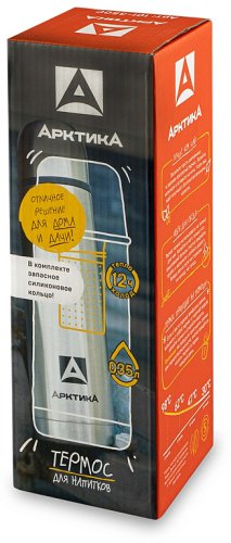 Классический термос Арктика 101-350C 0.35 л серебристый купить,NaN