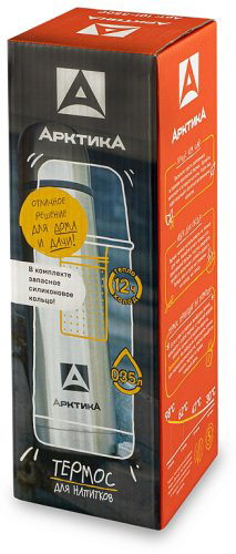 Классический термос Арктика 101-350C 0.35 л серебристый купить,NaN