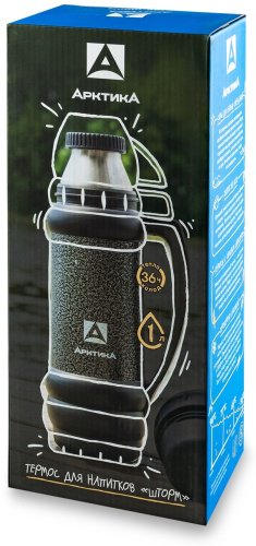 Классический термос Арктика 1 л 109-1000МЧ черный купить,NaN