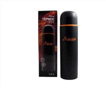 Классический термос ТОНАР 1.2 л hs.tm-026 черный купить,NaN