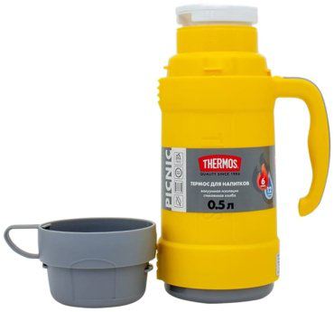 Классический термос THERMOS 0.5 л 40-50 желтый купить,NaN