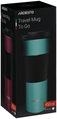 Термокружка Ardesto AR2645SMT 450 мл бирюзовый купить,NaN