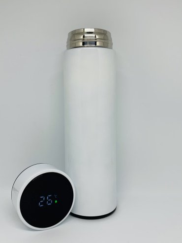 Классический термос LED 0.5 л T29606 белый купить,NaN