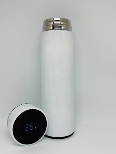 Классический термос LED 0.5 л T29606 белый купить,NaN