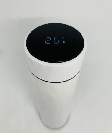 Классический термос LED 0.5 л T29606 белый купить,NaN