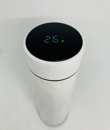 Классический термос LED 0.5 л T29606 белый купить,NaN