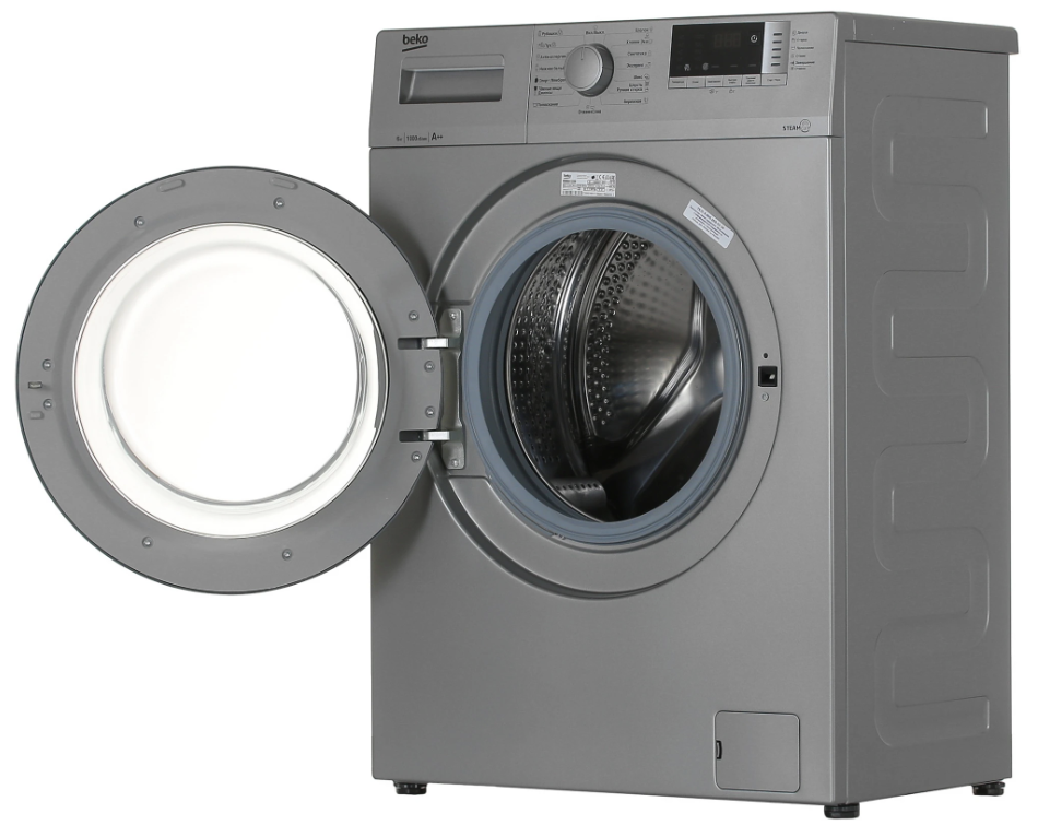 Стиральная машина Beko WSRE6512ZSS Silver купить,NaN
