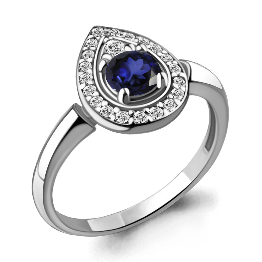 Кольцо Aquamarine 68748АБ 17,5р 2,5гр. купить,NaN