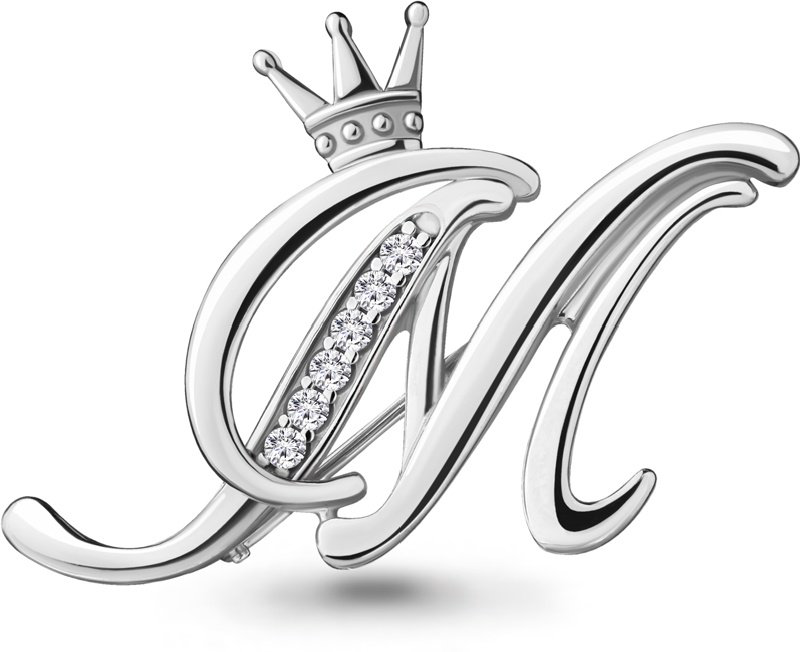 Брошь Aquamarine 77335А 5,3гр. купить,NaN