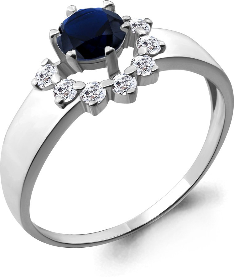 Кольцо Aquamarine 64814Б 18,5р 1,93гр. купить,NaN