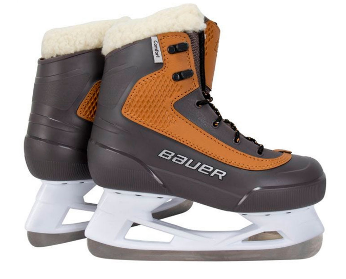 Коньки хоккейные Bauer Red Ice Whistler SR M7W8 коричневые 41 купить,NaN