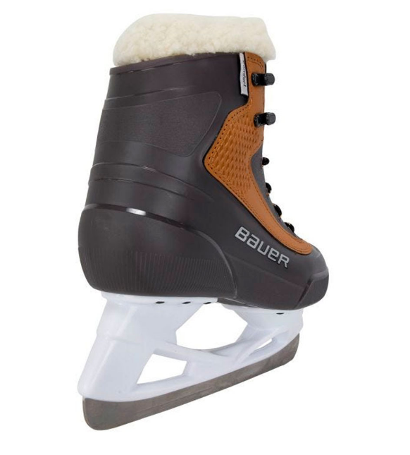 Коньки хоккейные Bauer Red Ice Whistler SRM10 коричневые 44 купить,NaN