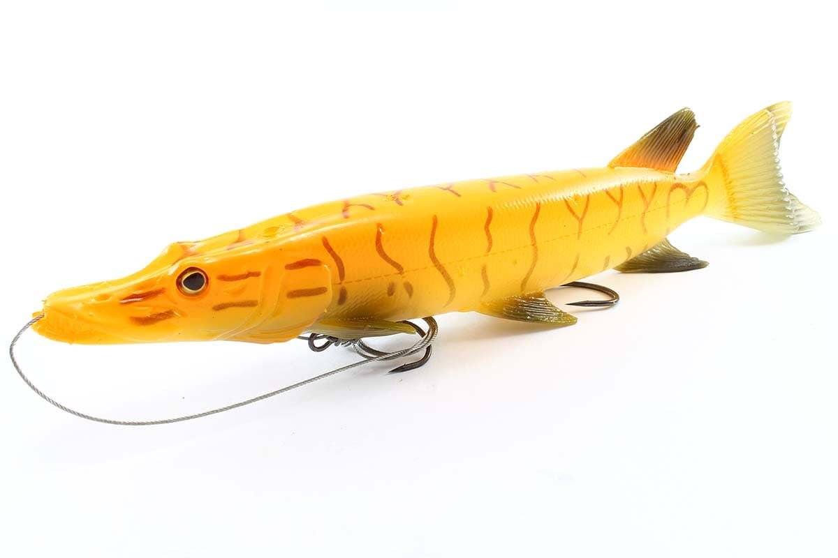 Мягкая приманка Savage Gear 3D Line Thru Pike 30см 210гр 02-Albino Pike купить,NaN
