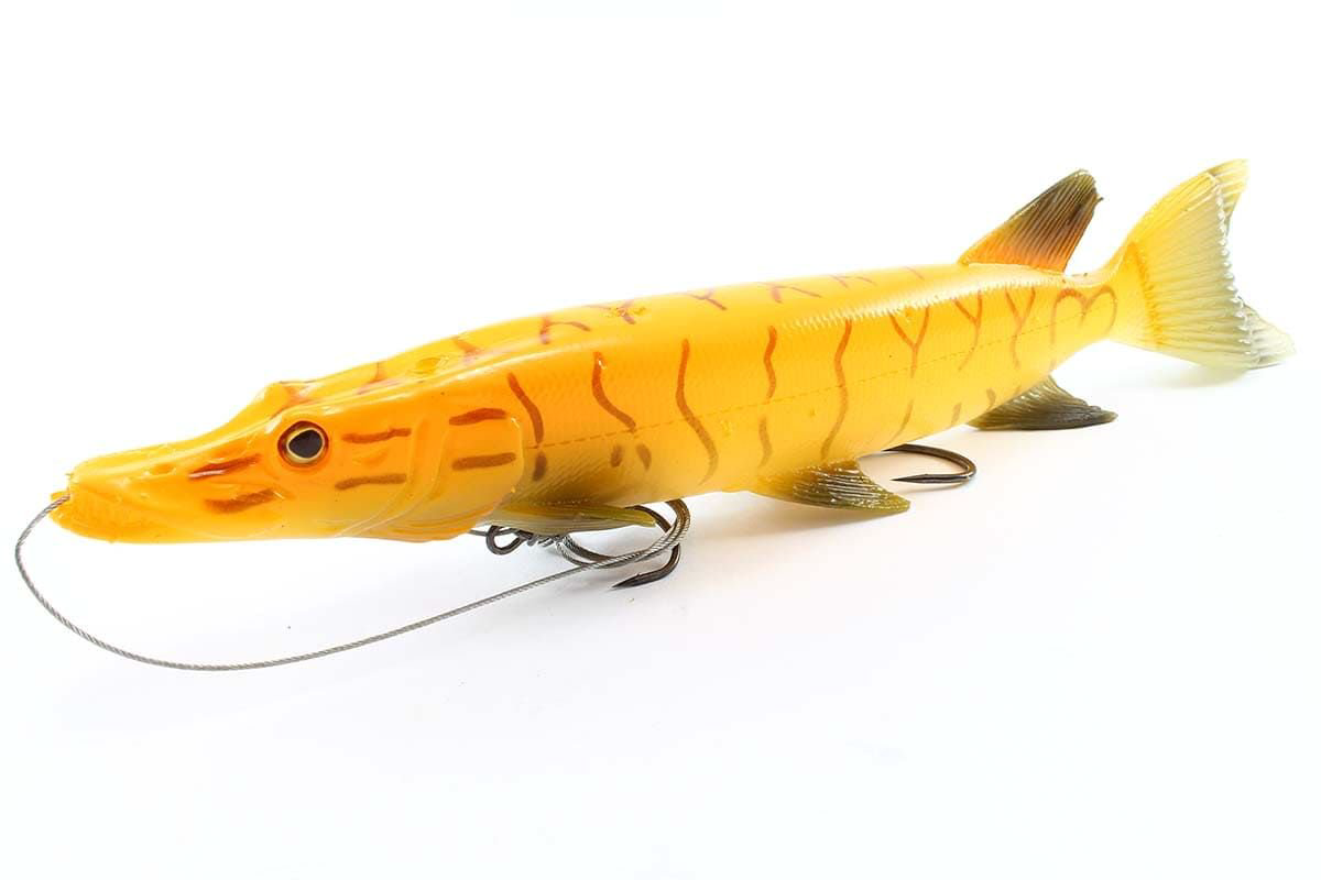 Мягкая приманка Savage Gear 3D Line Thru Pike 30см 210гр 02-Albino Pike купить,NaN