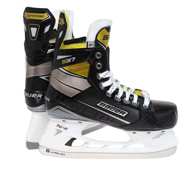 Коньки хоккейные Bauer подростковые Supreme BTH20S37Sr 1056445 2E 8 черные 41.5 купить,NaN