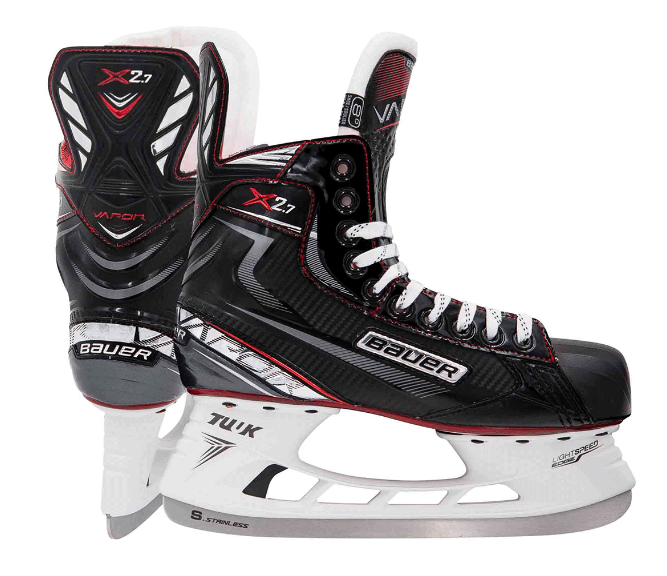 Коньки хоккейные Bauer подростковые Vapor X2.7JrD4.5 черные 38 купить,NaN