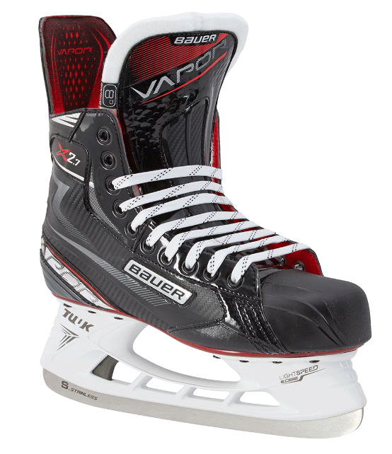 Коньки хоккейные Bauer подростковые Vapor X2.7JrD4.5 черные 38 купить,NaN