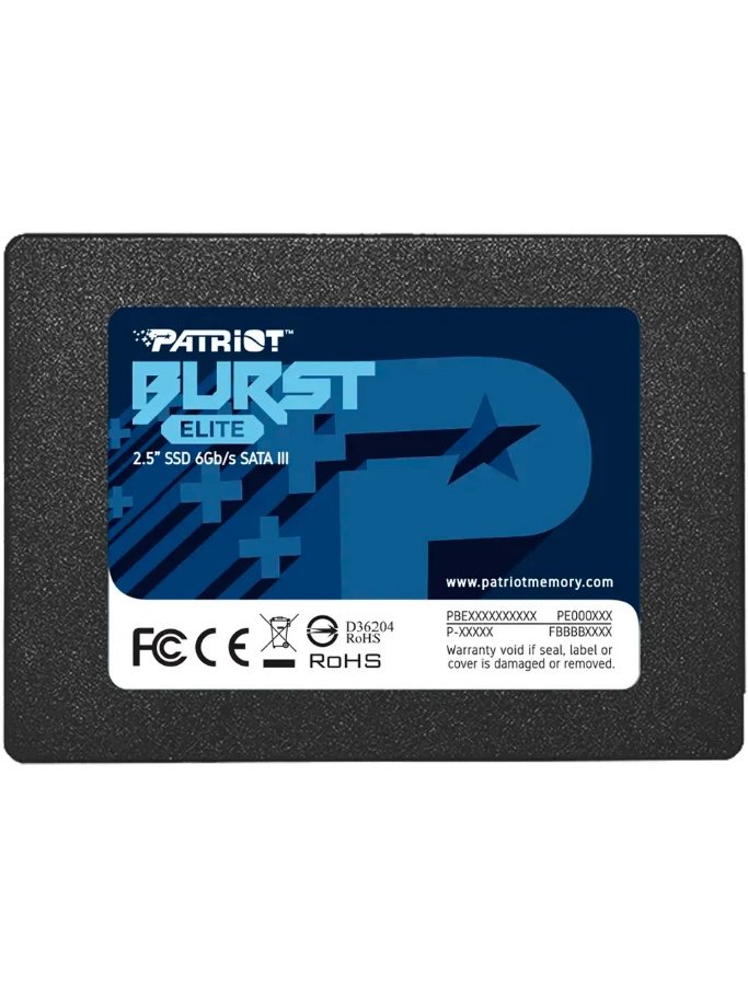 SSD накопитель Patriot Burst Elite PBE240GS25SSDR 240Gb