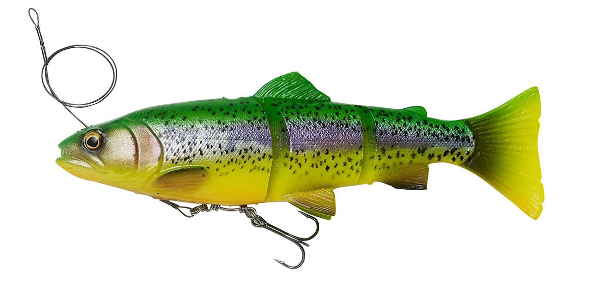 Мягкая приманка Savage Gear 4D Line Thru Trout 15см 35гр 04-Fire Trout купить,NaN