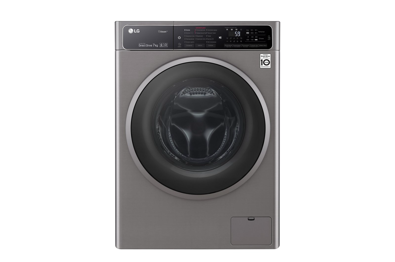 Стиральная машина LG F2H6HS8S серая купить,NaN