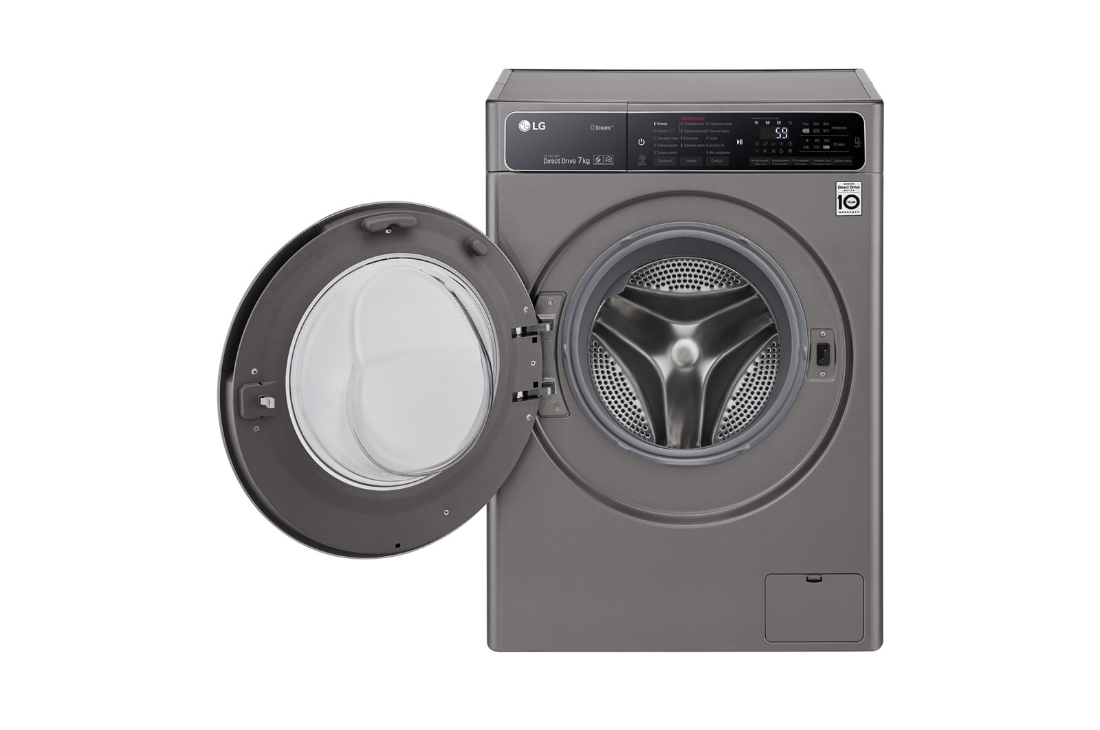 Стиральная машина LG F2H6HS8S серая купить,NaN