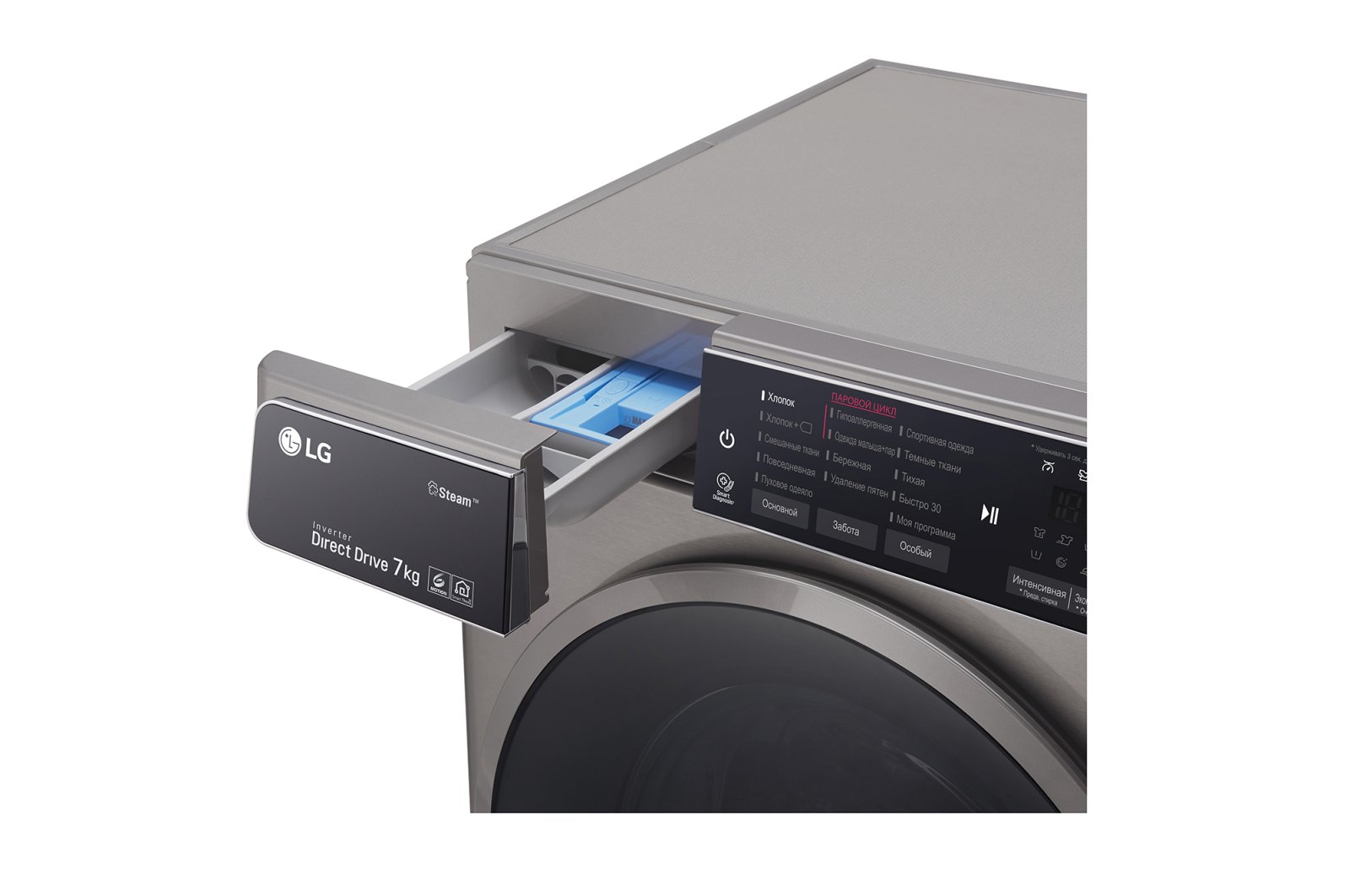 Стиральная машина LG F2H6HS8S серая купить,NaN