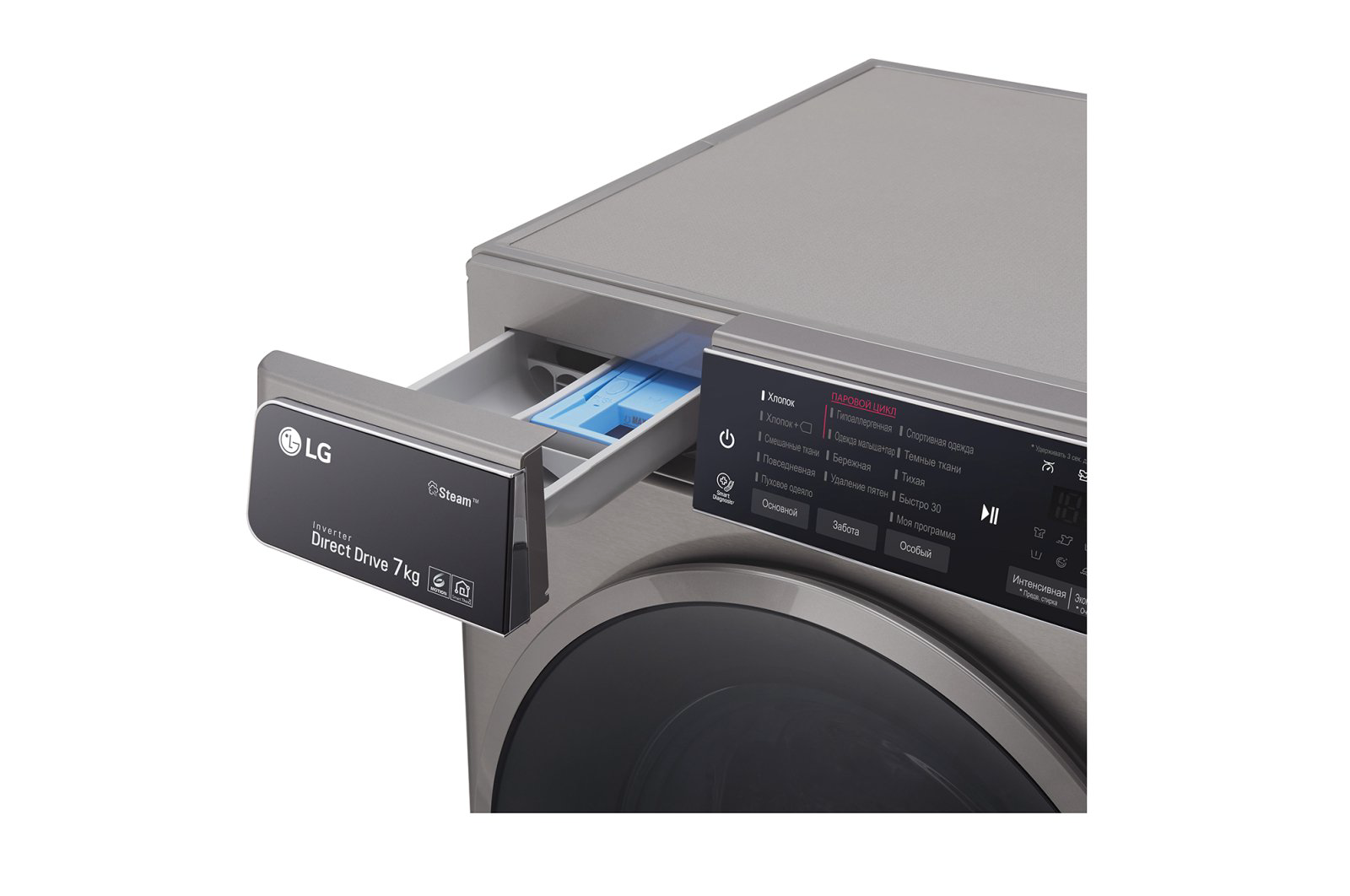 Стиральная машина LG F2H6HS8S серая купить,NaN