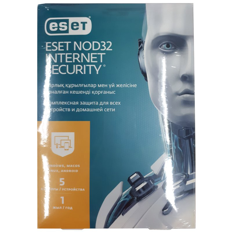  Антивирус Eset NOD32-EIS-NS BOX -1-5 KZ Internet Security купить,NaN