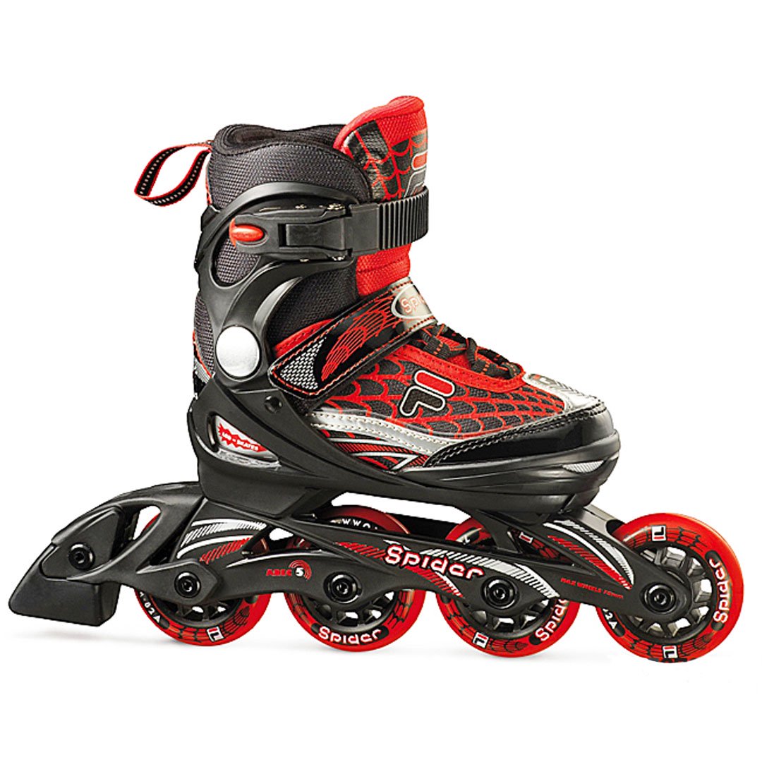 Ролики Fila J-One S28-32 черные-красные