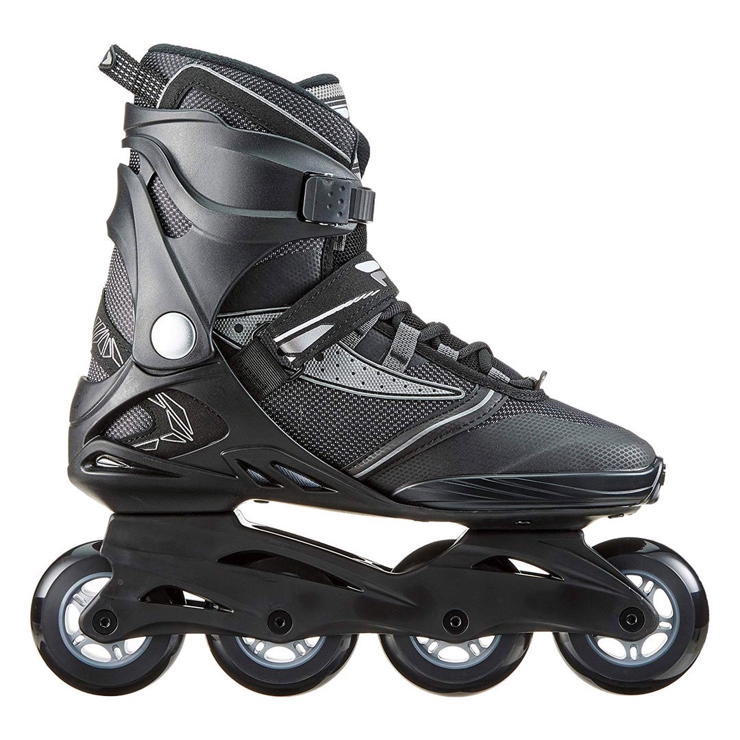 Ролики Fila Legacy Comp 9 43 black-grey черно-серые купить,NaN