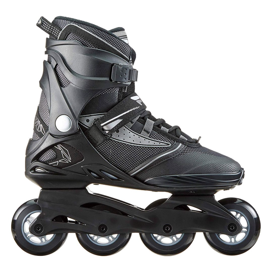 Ролики Fila Legacy Comp 9 43 black-grey черно-серые купить,NaN