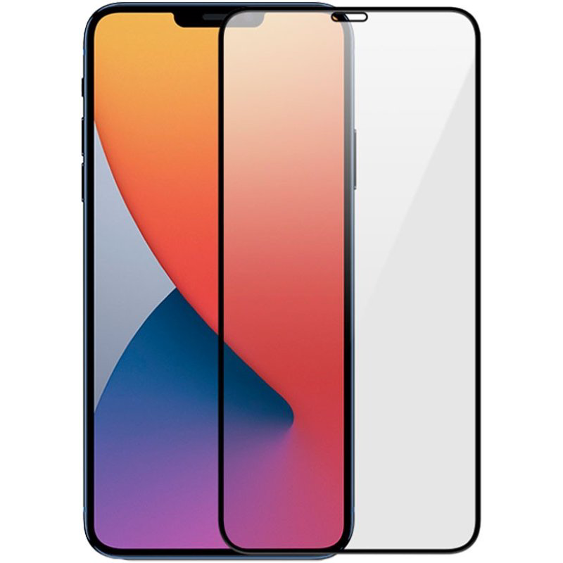 Стекло защитное A-Case Для iPhone 12 Pro Max черное купить,NaN