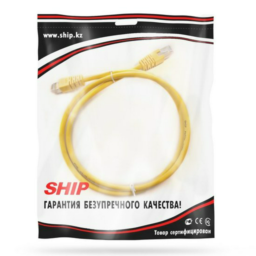 Патч Корд Ship S7025YL0300-P Cat.6 3м жёлтый 