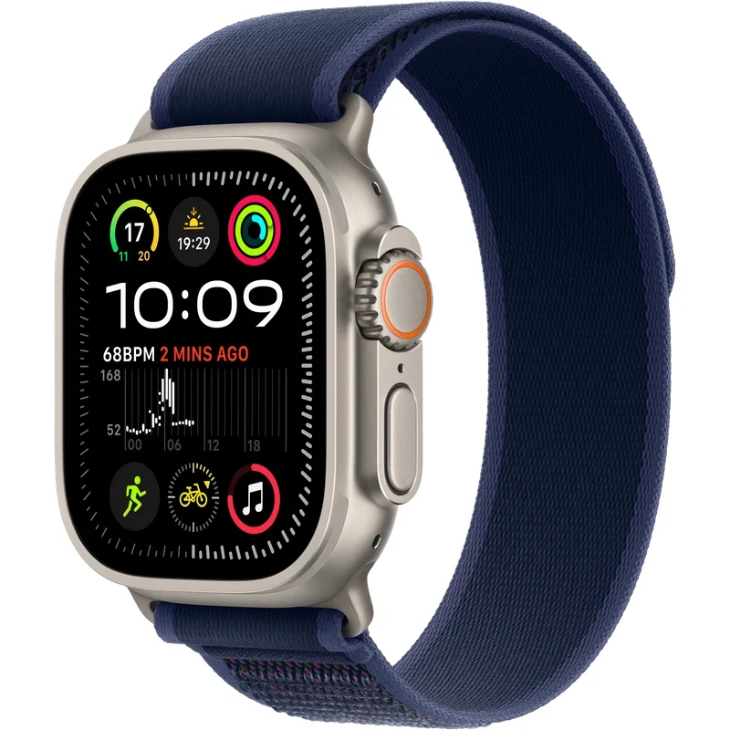 Смарт-часы Apple Watch Ultra 2 2024 GPS + Cellular 49mm MX4L3 Natural Titanium Case with Blue Trail Loop M/L