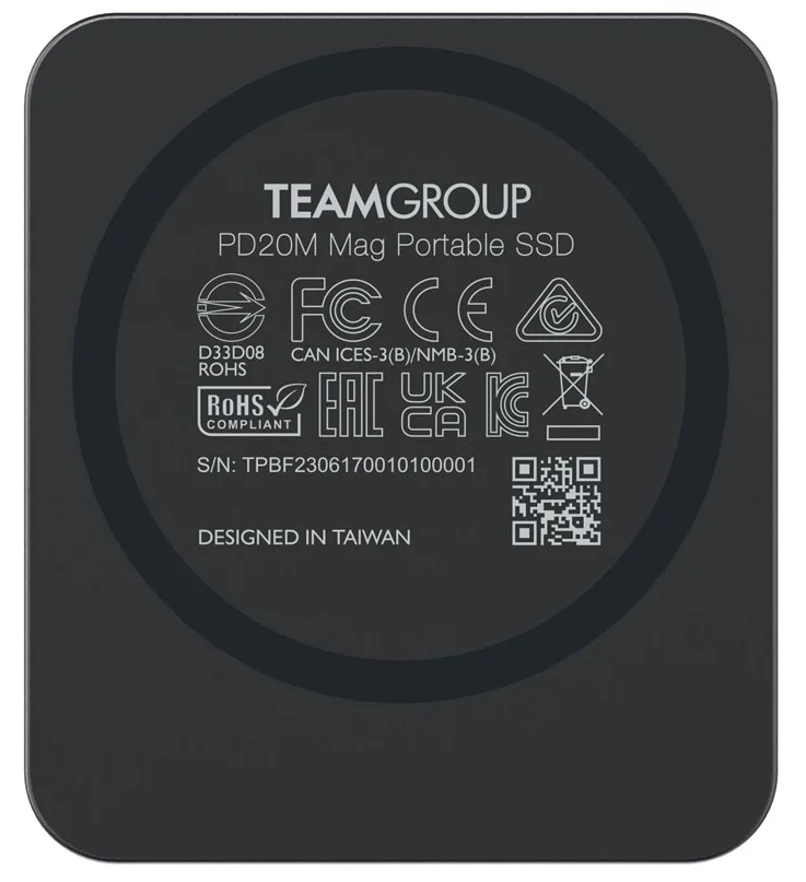 Внешний SSD TeamGroup PD20M MAG Portable 2TB TPSEG2002T0C108 Titanium Gray купить,0