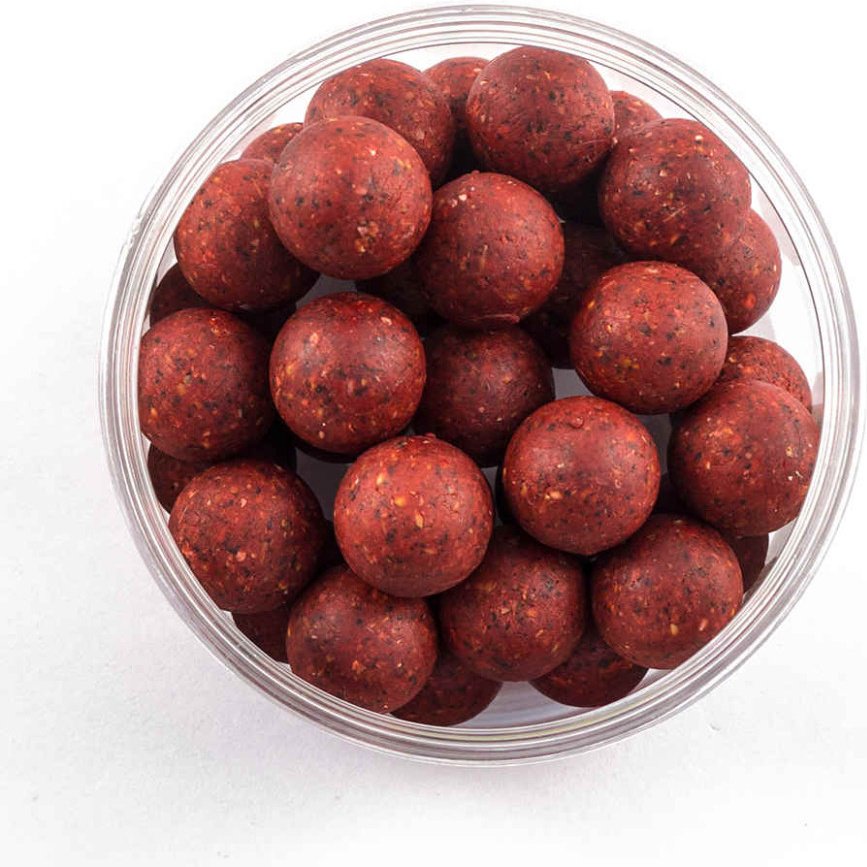 Прикормка GBS Baits насадочные пылящие 16мм Клубника 0.1 кг купить,NaN