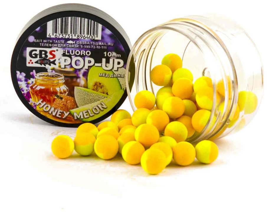 Прикормка GBS Baits Pop-up 10мм Медовая дыня 0.056 кг купить,NaN