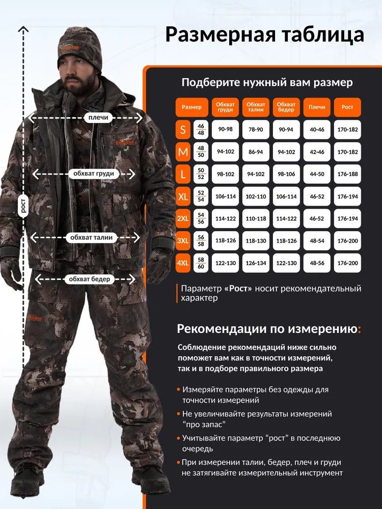 Костюм Remington Blizzard Timber XXXL купить,NaN